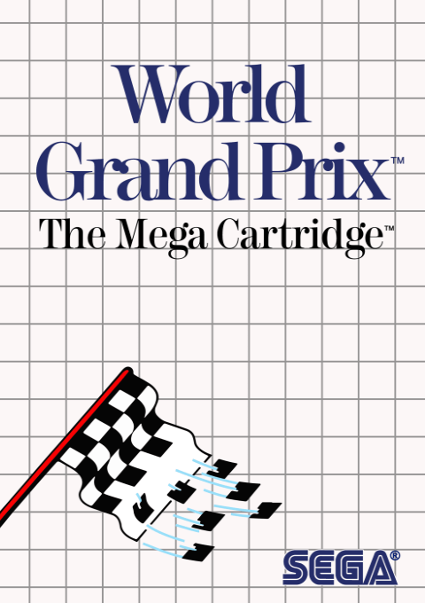 World Grand Prix box art for Sega Master System